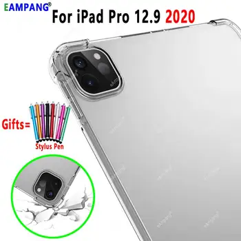 

For iPad Pro 12.9 2020 Case Drop Resistance Soft Silicone Case for Apple iPad Pro 12.9 2020 4nd Generation Cover Coque Funda