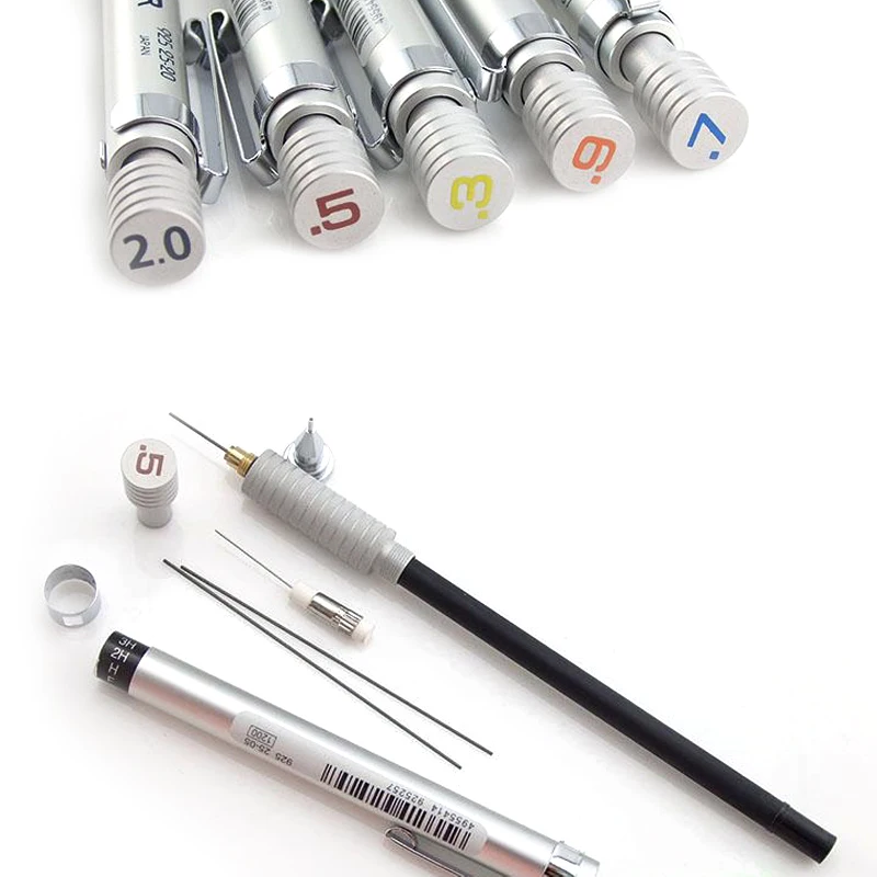 Германия STAEDTLER 925 25 механические карандаши Профессиональный разработки металлическая ручка стержень 0,3/0,5/0,7/0,9/1,3/2,0 мм