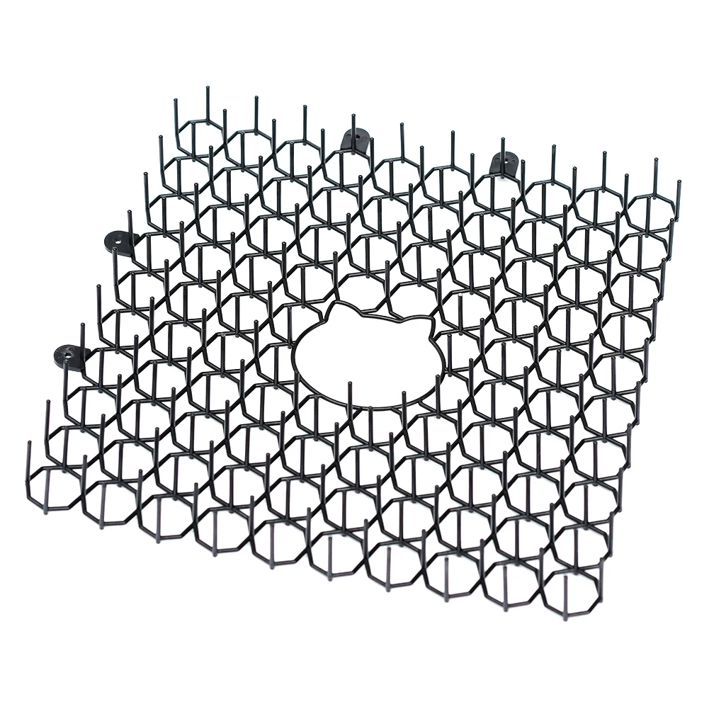 Практичные ногти садовые выдолбленные двора анти кошачий шип коврик ПРОЧНЫЙ забор защитный не вредит репеллент собака