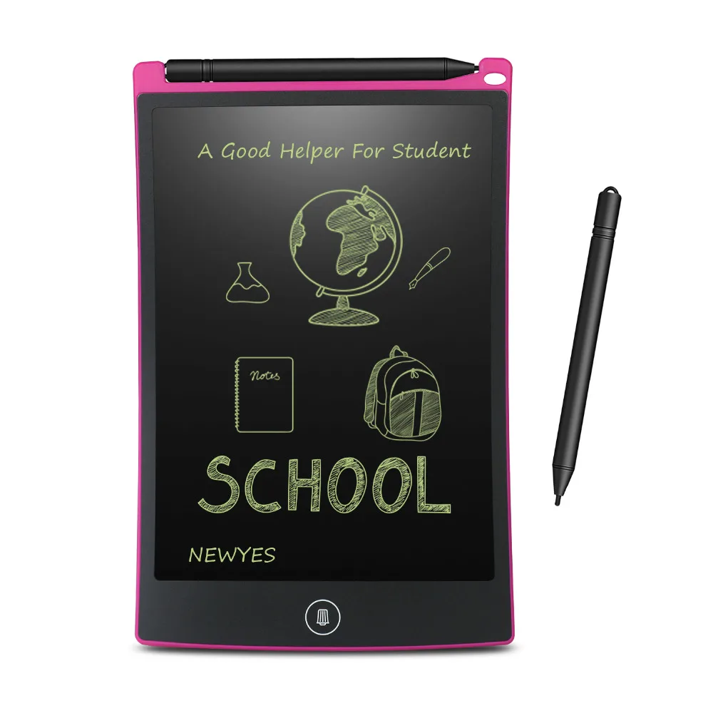 Newyes 8.5 Polegada lcd escrita tablet digital desenho tablet almofadas de escrita portátil placa de tablet eletrônico placa ultra-fina