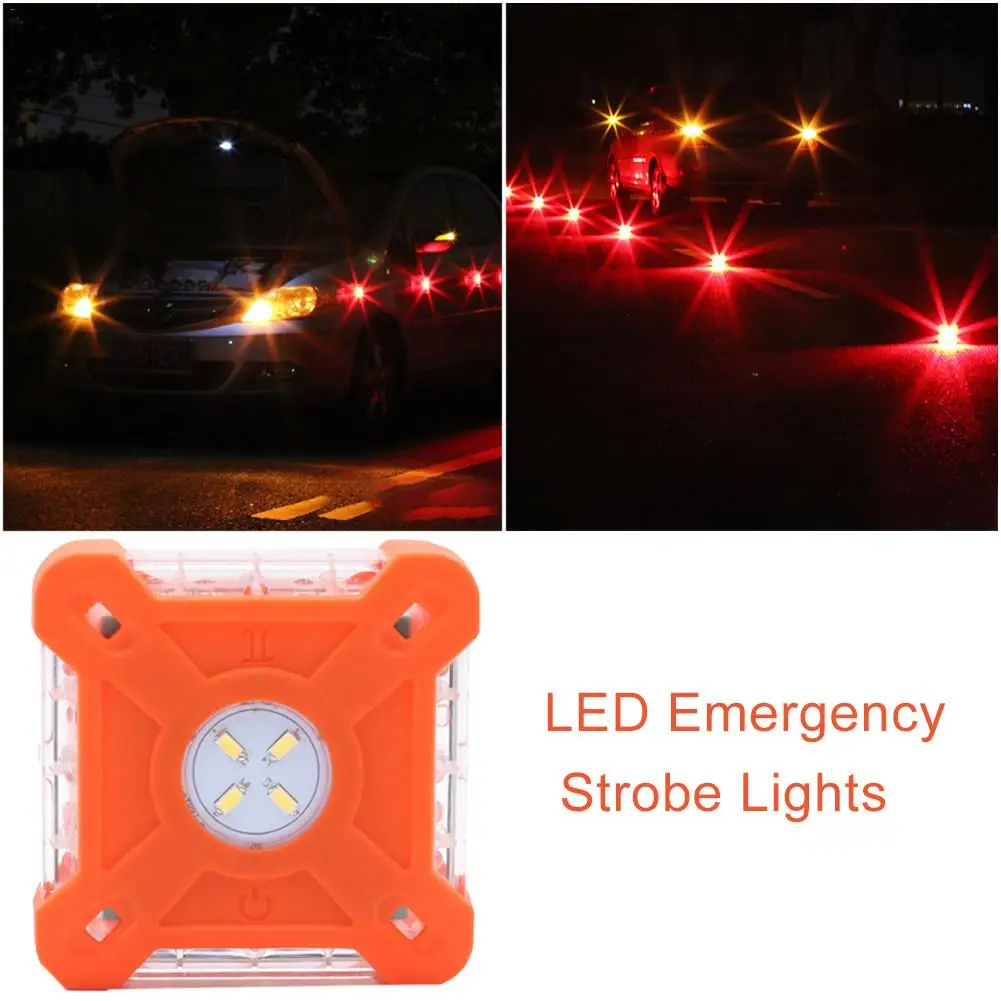 

LED Safety Road Flares Multi-Function Waterproof Traffic Warning Lamp Emergency Lights