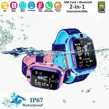 

Smart Watch with GPS GSM Locator Touch Screen Tracker SOS for Kids Children