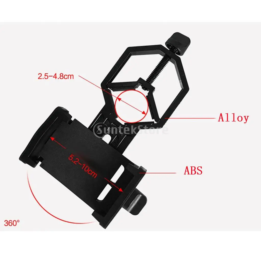 Bracket for 360 Degree Smartphone Telescope Adapter Bracket 5.2 10cm for 