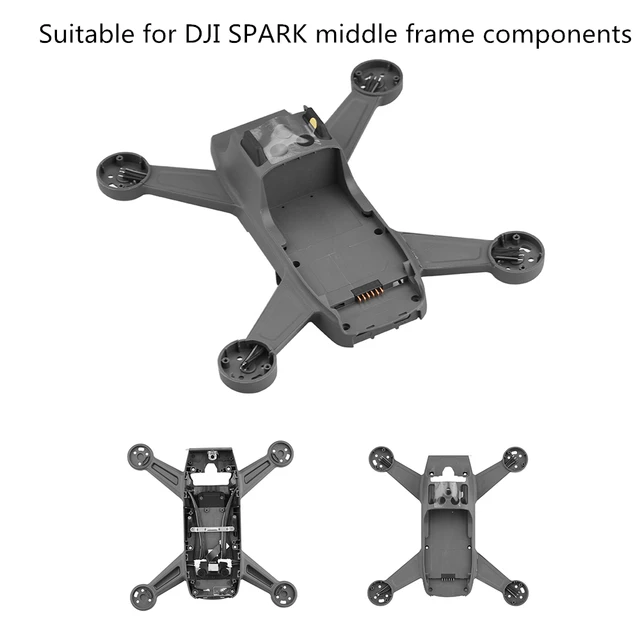 Nowość dla DJI Spark środkowa rama obudowy obudowa na telefon naprawa  części Drone RC tanie i dobre opinie