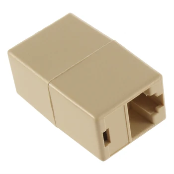 

1pcs RJ45 for CAT5 Ethernet Cable LAN Port 1 to 1 Socket Splitter Connector Adapter Stock ACEHE CS294
