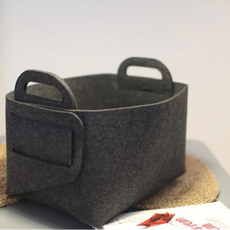 

Household Creative Folding Laundry Basket Clothes Storage Basket Laundry Basket Dirty Felt Clothes Storage Basket