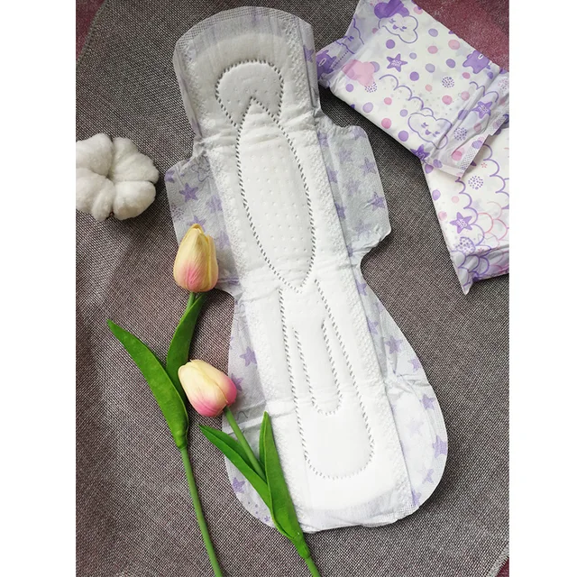 Whipser Night Use Sanitary Napkin with Wiings 400mm Sanitary Pad Breathable & Leak-proof Super Abosrbency Soft Cotton Material 6