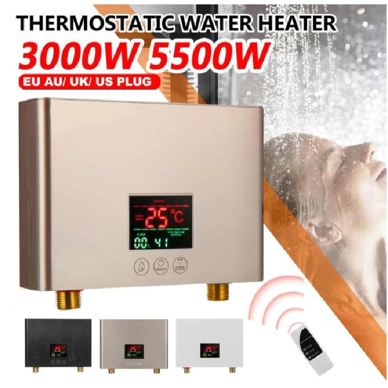 110V 3000W / 220V 5500W Instant Electric Water Heater Mini Intelligent  Frequency Conversion Constant Temperature - AliExpress