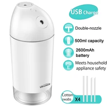 Special Offers URHARBOR 500ml Humidifier Essential Oil Diffuser Ultrasonic Mist Maker car air freshener home improvement USB Charge 2 Nozzles Special Offers URHARBOR 500ml Humidifier Essential Oil Diffuser Ultrasonic Mist Maker car air freshener home improvement USB Charge 2 Nozzles