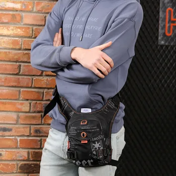 

Nylon Casual Riding Waterproof Multifunctional Chest Pack Adjustable Strap Men Shoulder Bag Outdoor Waist Sports Motorcycle