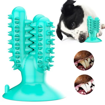 

Dog Toothbrush Stick Pets Brushing Stick Dog Teeth Cleaning Chew Toy Teddy Teeth Silicone Cleaning Mouth Care Pet Tool