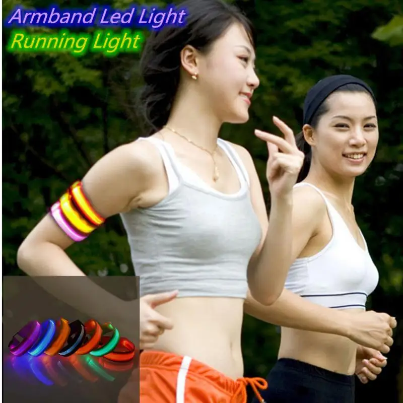 

1PCS Running Light Sports Night Armband Led Light Glowing Bracelets Wristbands Light for Joggers Cyclists Bike Warnning Light