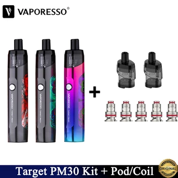 

New Vaporesso Target PM30 Kit with 3.5ml Target PM30 Pod&0.6ohm GTX Coil E Cigarette Vs Target PM80 SE/VInici Vape Vaporizer