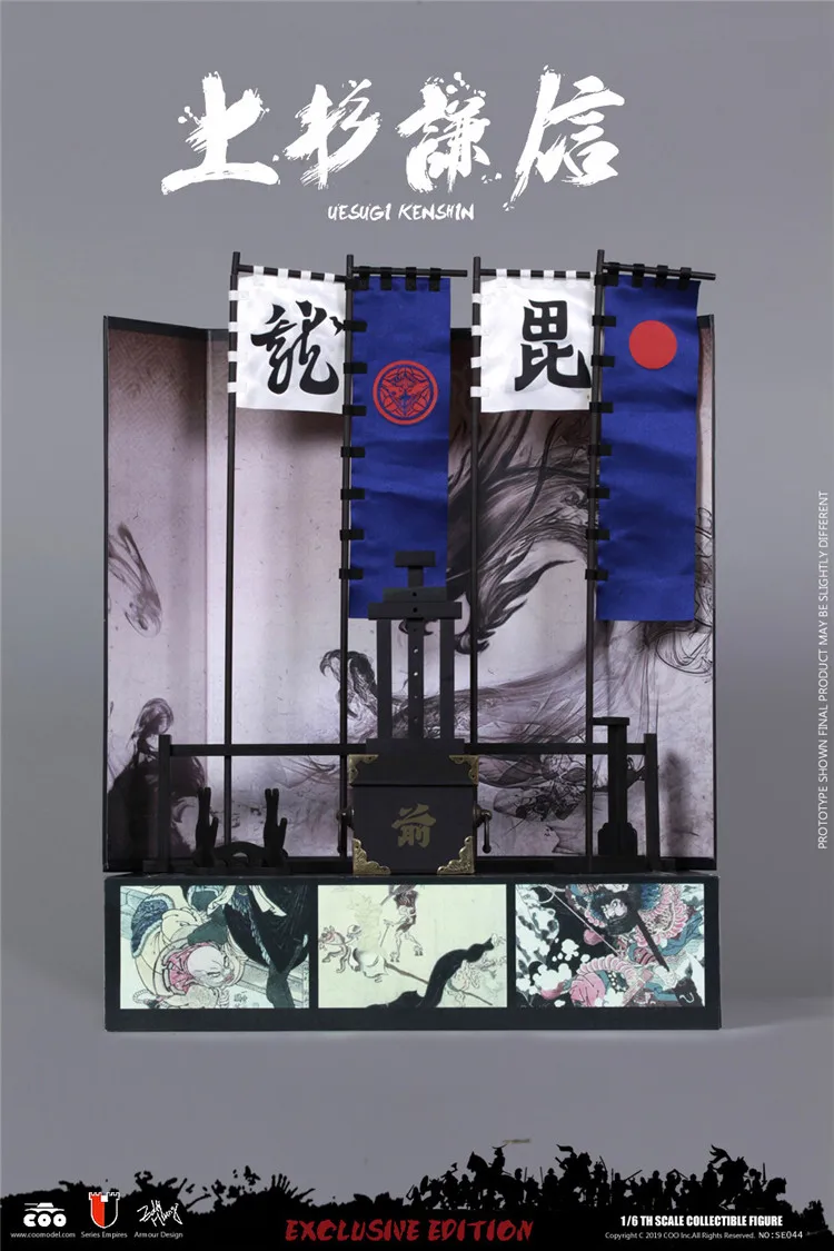 Полный Набор фигурок COOMODEL 1/6 SE043 SE044 Empires Series Uesugi Kenshin Dragon of Echigo эксклюзивная игрушка