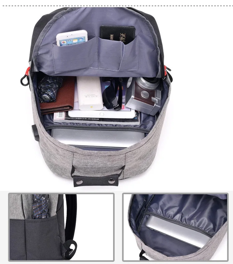 Рюкзак для ноутбука с usb зарядкой 15,6, 16 дюймов, противоугонная сумка для женщин и мужчин, школьные сумки для девочек-подростков, рюкзак для колледжа и путешествий, Нейлоновый, Прямая поставка
