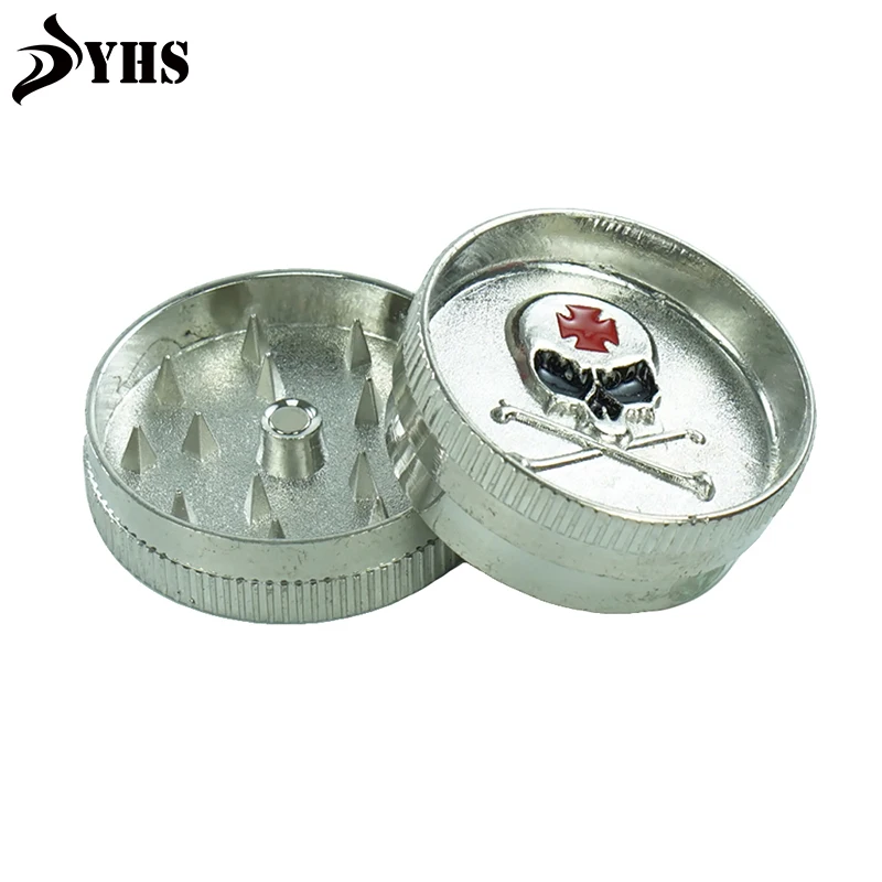 

2 Layers Creative Metal Grinder Mini Cigarette Grinders Tobacco Grinder Smoking Accessories Spice Grinder Kitchen Gadget