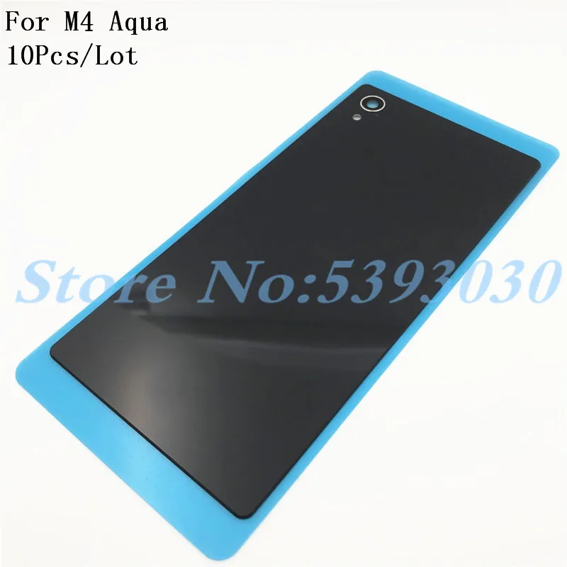10 шт./лот для sony Xperia M4 Aqua E2303 E2333 E2353 задняя крышка батарейного отсека задняя крышка запасные части с NFC