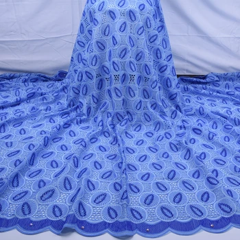 

2019 Swiss Voile Lace In Switzerland High Quality African Lace Fabric Wedding Nigerian Cotton Fabric For Women Dress Party A1747