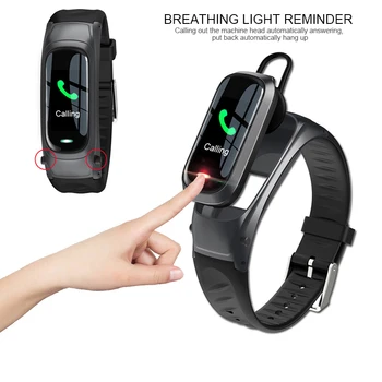 

Business Sports Headset Smart Watch With Earphone Heart Rate Sleep Monitor Bluetooth Call Music Smartwatch For Smart Talk Band