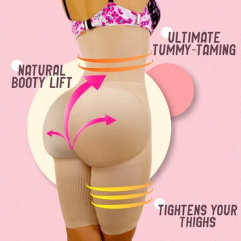 

Hot 2-in-1 Hip Belly Shapewear High Waist Seamless Breathable Booty Lift Tummy Control CNT 66