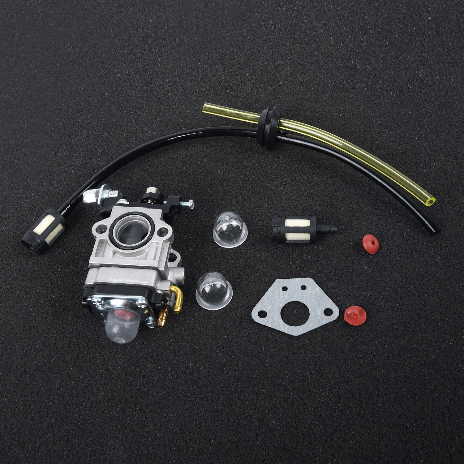cheap Yard Carburetor Kit Garden Replacement Strimmer Trimmer Brush Cutter Carb Parts Spare 15mm