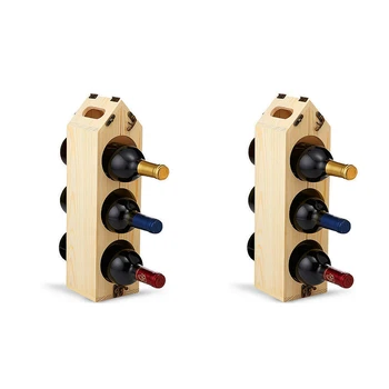 

Wooden Wine Bottle Rack Creative and Practical Red Wine Rack Living Room Decoration Cabinet Red Wine Storage Rack