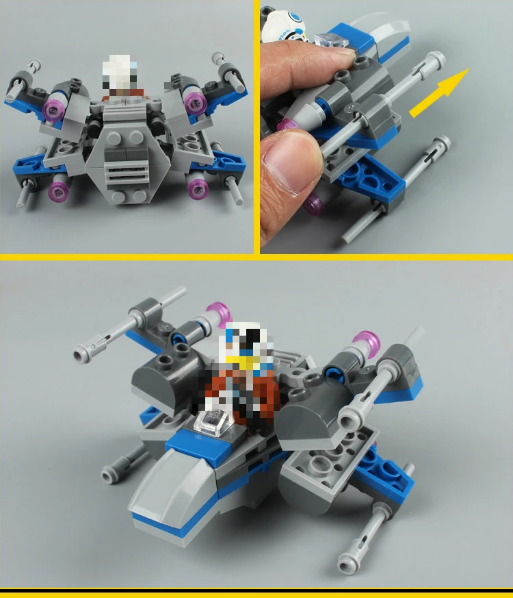 Детский конструктор Звездные войны 6 шт./лот|compatible lego|lego seriesbuilding blocks |
