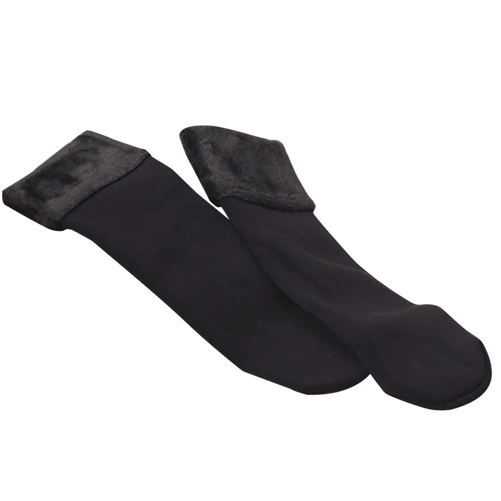 Свободные шерстяные кашемировые женские мягкие и удобные плотные теплые мягкие повседневные однотонные зимние носки Calcetines de invierno 908