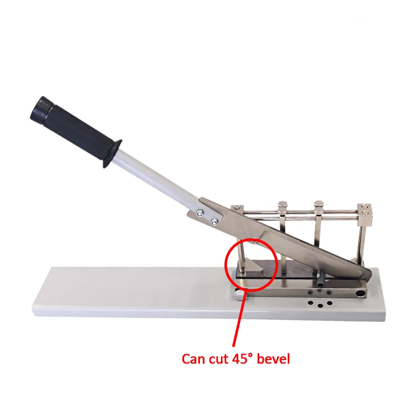 PVC Plastic Wire Slot Cutting Machine Wire Duct Cutter PE Plastic Pipe Hose Scissor Adjustable PVC Wiring Duct Cutter 100x100MM