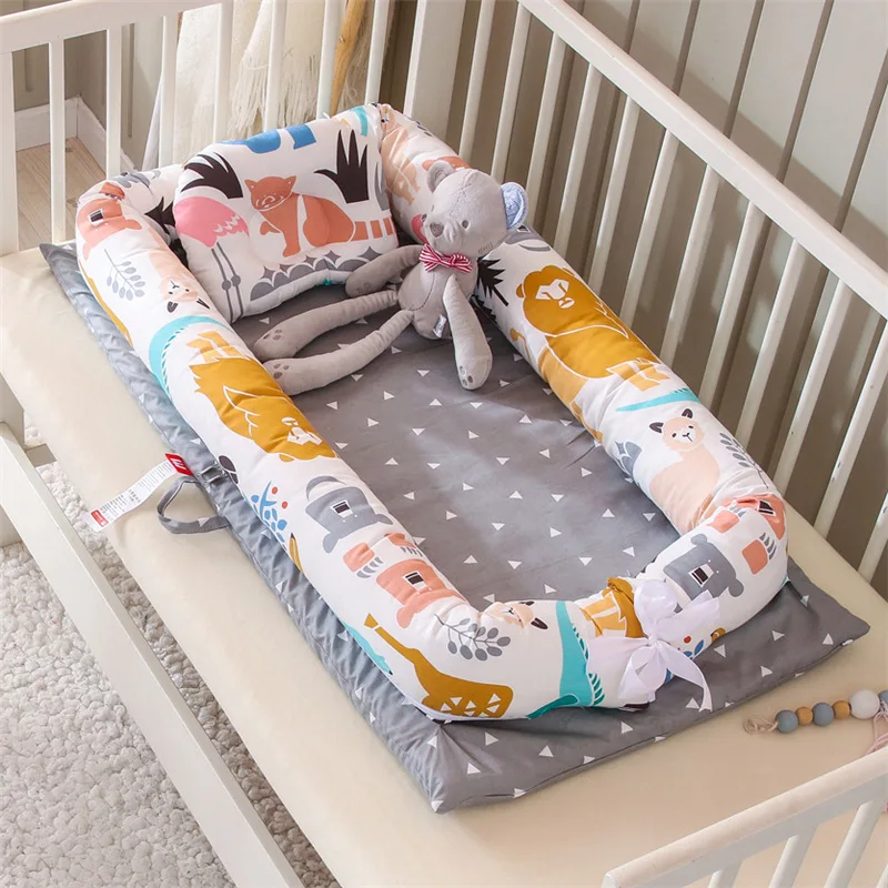 Переносная детская кроватка, дорожная кровать, складная детская кровать, сумка для переноски малыша, многофункциональная сумка для хранения для ухода за ребенком - Цвет: 5