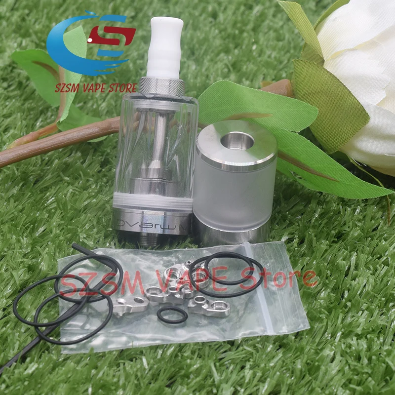 silver Распылитель dvarw mtl rta diamond bellcap с AFC воздушным потоком 316 из нержавеющей стали 22 мм Ремонтопригодный резервуар - Цвет: silver