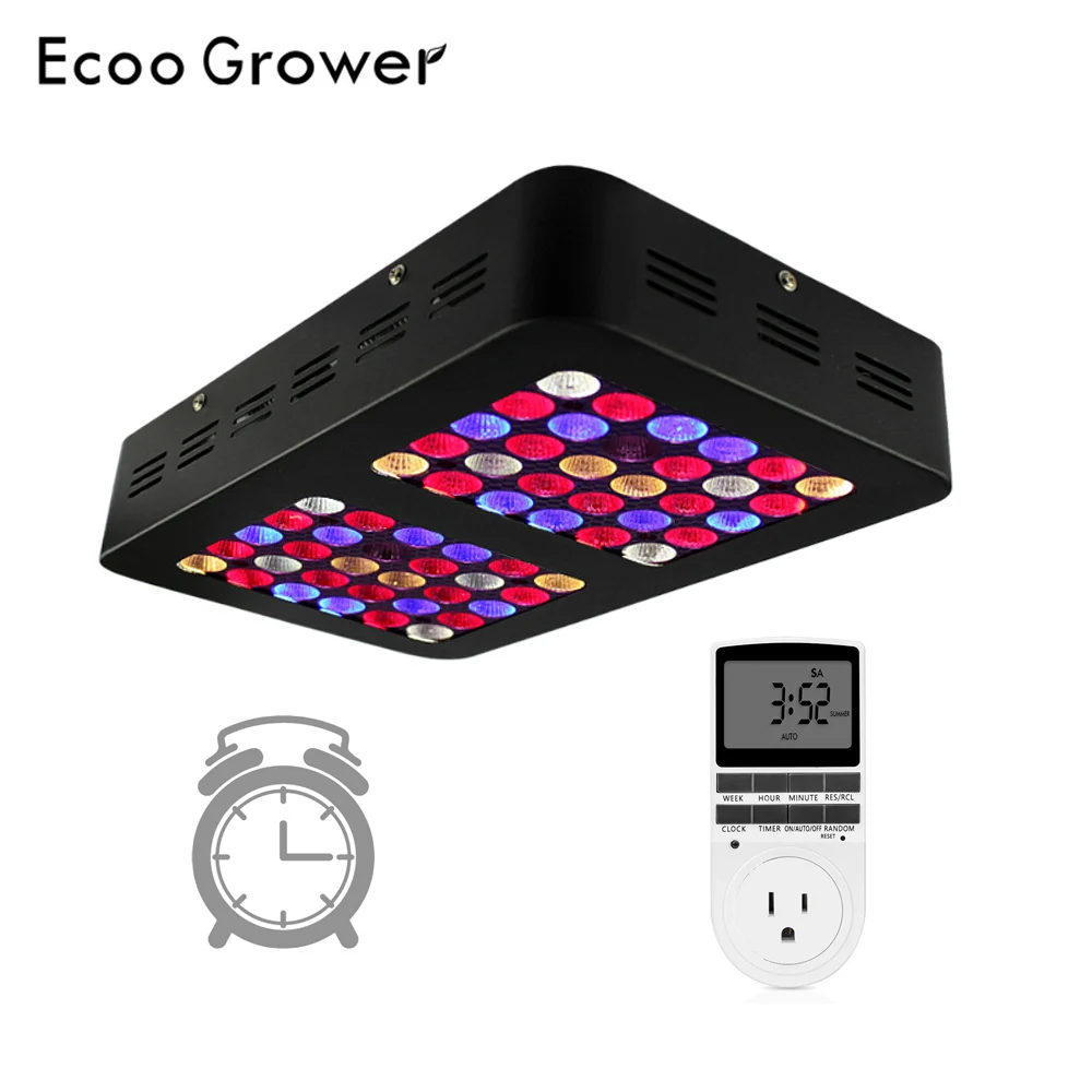 Ecoo Grower LED 600W Grow Light Plants Grow Light Full Spectrum for Greenhouse Planting Hydroponics Vigorous Growth