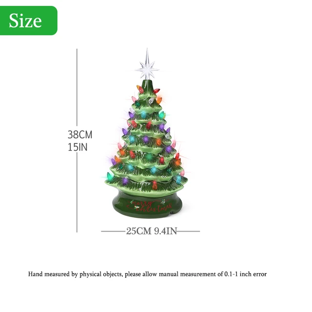 Halloween Christmas Ceramic Tree With Orange And Purple Lights Tabletop Decor Tree With Pumpkin Top And Halloween Tree Collar Trees Aliexpress