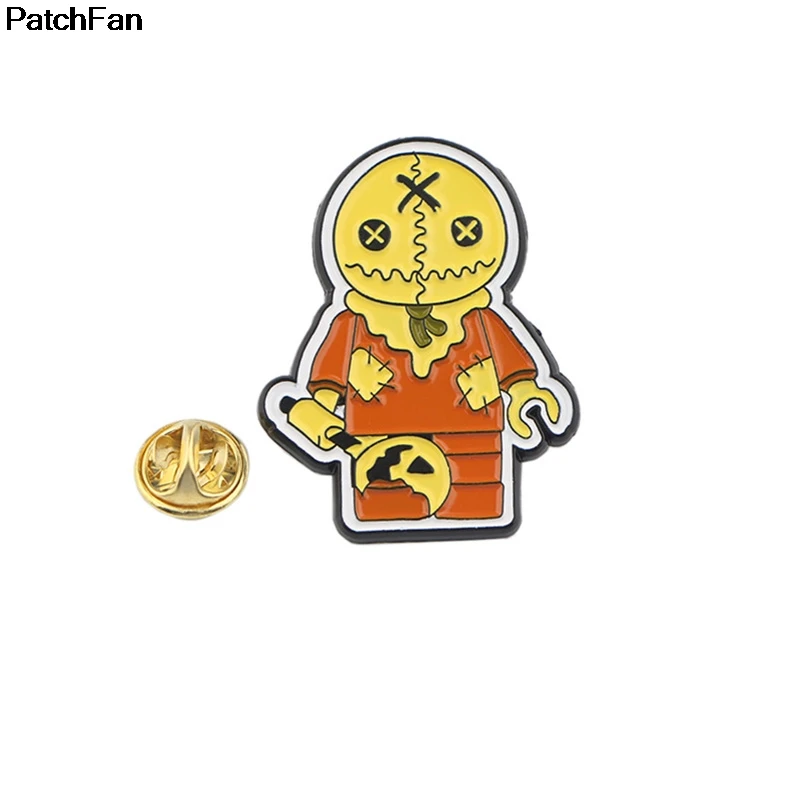 Patchfan Trick 'R Treat панк цинковые булавки para рюкзак одежда медаль для сумки нашивка на рубашку броши для мужчин и женщин A2409