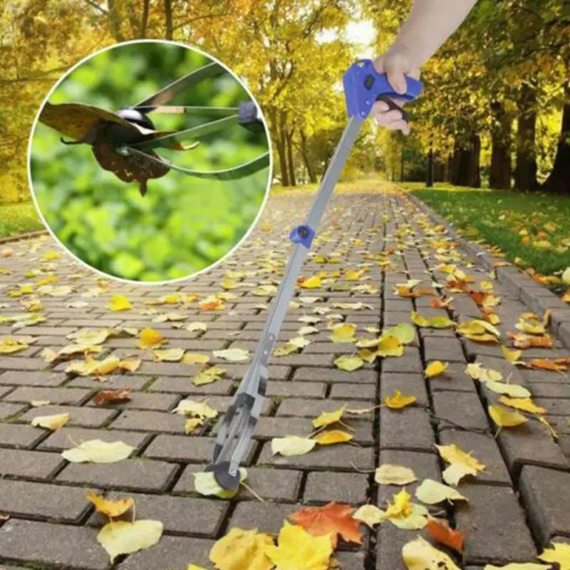 

Portable Aluminum Garbage Reach Stick Picker Foldable Household Random Color Garbage Long Arm Grabber Picker