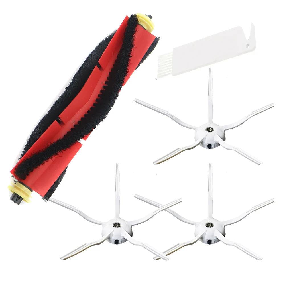 Description Picture 2 of itemAttachment Side Brushes Kit Fits For Roborock S5 S6 T6 E2 E35 Vacuum Cleaner Roller Household Cleaning Appliance Parts