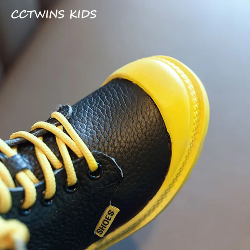 CCTWINS/детская обувь; коллекция года; Зимние Детские Модные Ботинки martin; обувь из натуральной кожи для маленьких девочек; черные короткие ботинки для мальчиков; MB150