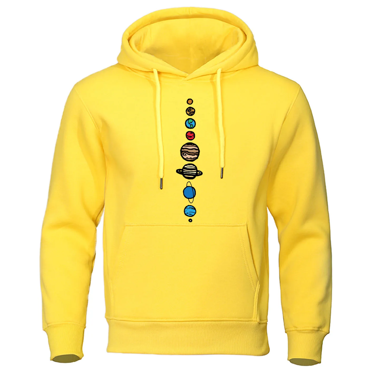 Autumn Warm New Hoodies Universe Solar System Sweatshirt Men Planets Colour Fshion Mens Hoodie Nine Harajuku Streetwear | Мужская одежда