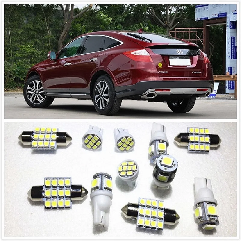 11 комплектов белых светодиодных ламп посылка 10 и 31 мм купольная карта для Honda