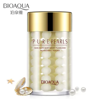 

BIOAQUA Brand Pure Pearl Sleeping Care Face Whitening Facial Moisturizing Mask Mask Hydrating Wrinkle Cream Anti Skin Mask Night