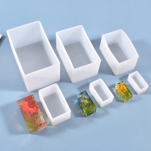 직각형 큐브 수지 몰드로 다양한 DIY 크래프트를 손쉽게 만들어 보세요.