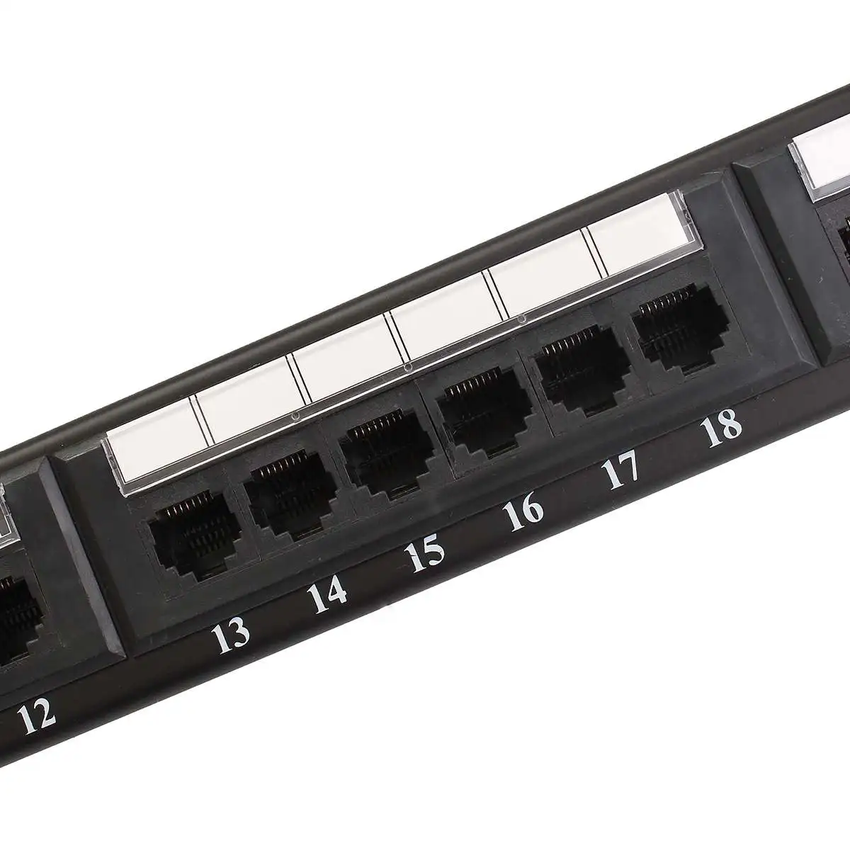 RJ45 CAT 6 Ethernet сетевой LAN адаптер Соединительный кабельный кронштейн 24 порта/Wst CAT5E патч-панель 1U для 19 дюймов крепление в стойку