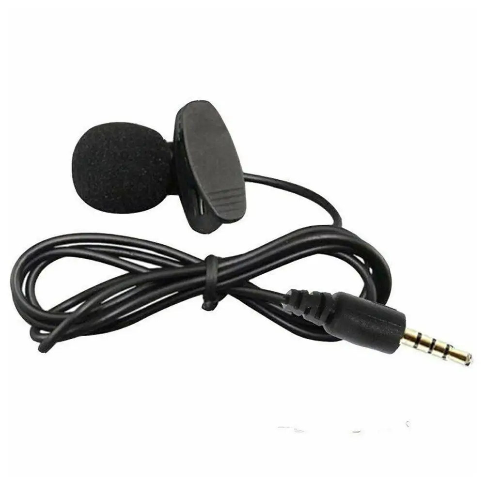 Мини микрофон с зажимом Lavalier 3 5 мм конденсаторный Микрофон для телефона