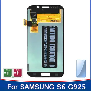 

New And 100% Tested Working Adjustable Brightness Display For AMOLED Samsung Galaxy S6 Edge G925F G925A G925P LCD Touch Screen