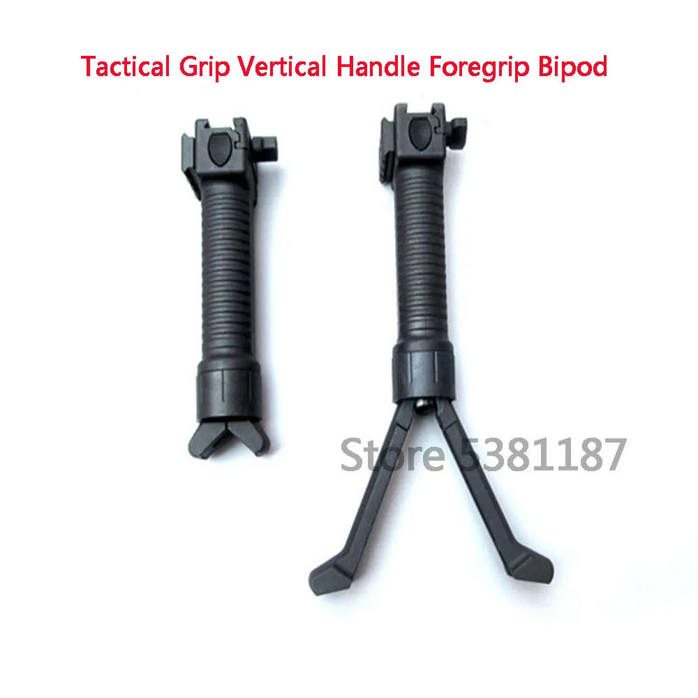 TOtrait Новый тактический нейлоновая ручка Вертикальная Foregrip сошки Picattinny планка