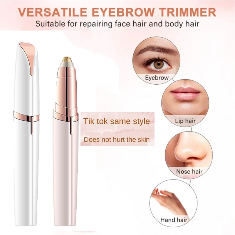 

2020 Facial Epilator Electric Shaping Razor Eyebrow Shaver Fast Painless Hair Remover Easy To Depilated