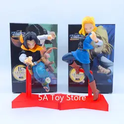 Dragon Ball Супер андроид битва Android 17 Lapis Android 18 лазурит ПВХ фигурка Коллекционная модель игрушки