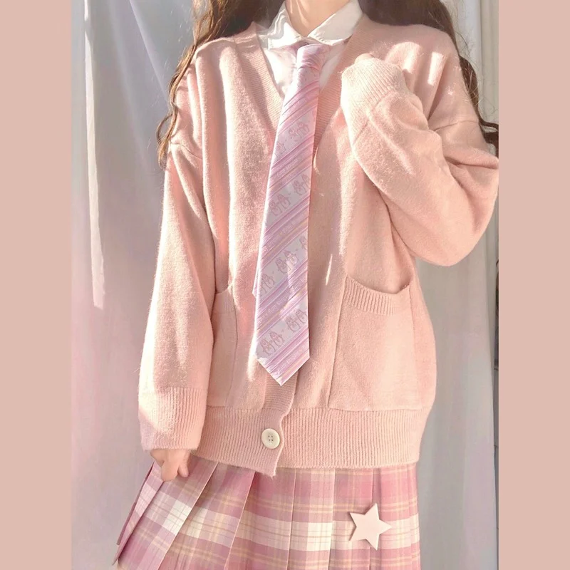 Joinyouth Temperament Wild Knitted Cardigan Women 2021 Autumn Preppy Style Japanese Soft Sweater Solid Sweet Girl Sueter Jacket |