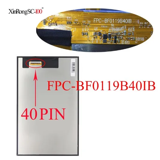 FPC-BF0119B40IB BP096WX1-100 BP096WX7-100 FPC-BF0119B40IB TV096WXM-NHO 9,6 дюймов samsung SM-T560 T560 T561 Ginzzu GT-X870 ЖК-дисплей экран - Цвет: FPC-BF0119B40IB
