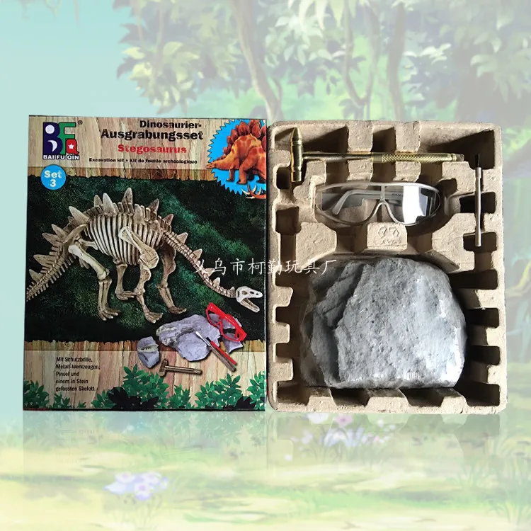 

Deluxe dinosaur Dinosaur Excavation Kit Simulation Archaeology Digging Up Fossils Toy Model Children Learning Educational Toy